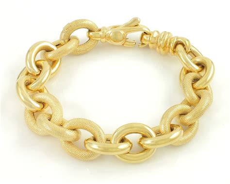 Chunky 14k Gold Bracelet